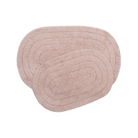 Набор ковриков для ванной Shalla Edna gul розовый 50x80 см + 40x60 см